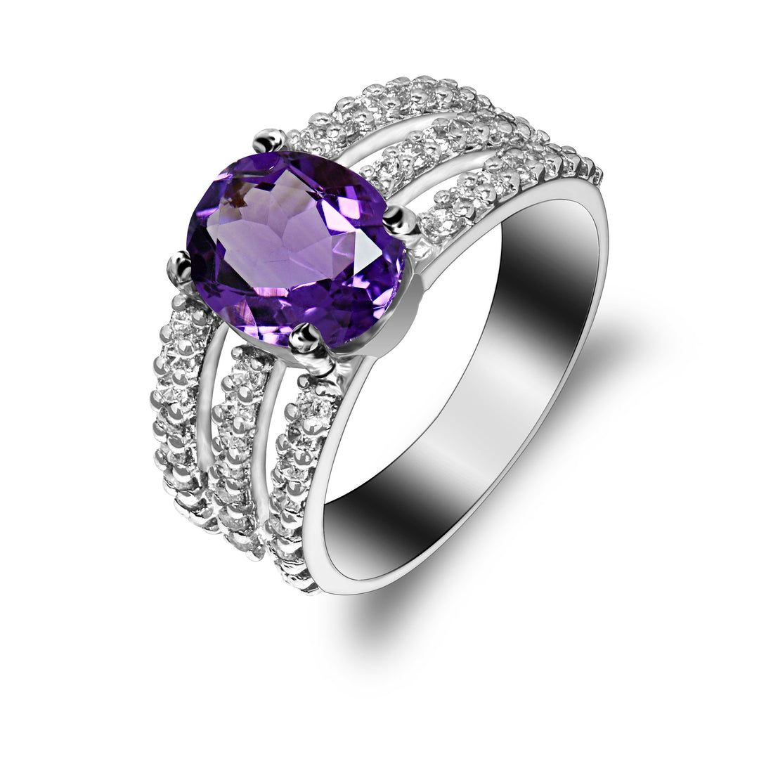 amethyst stone ring price