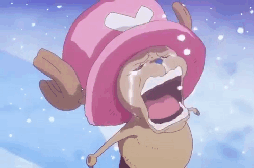 chopper cry meme