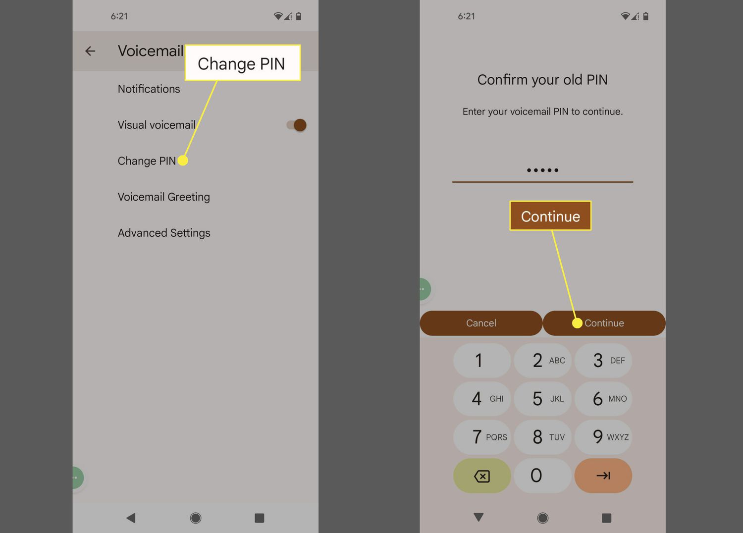 verizon reset voicemail pin