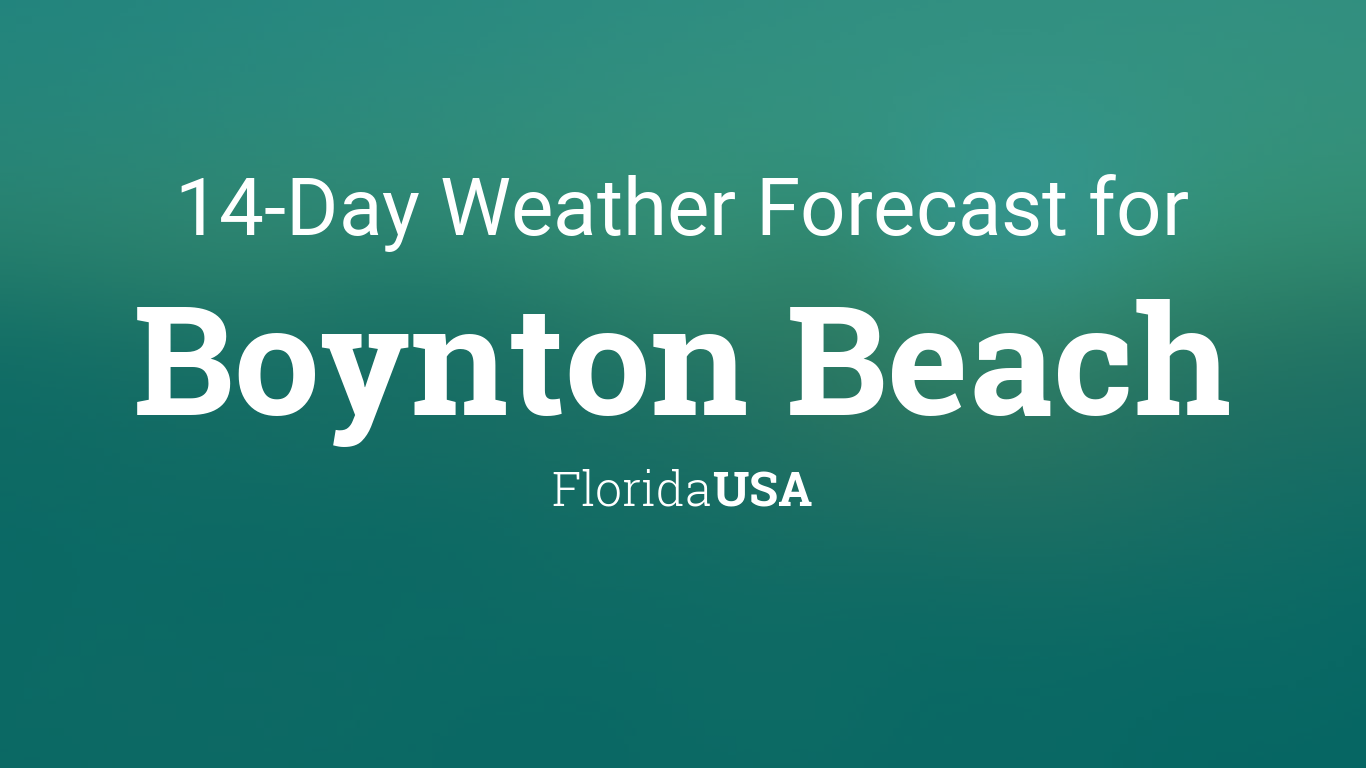 boynton beach conditions today