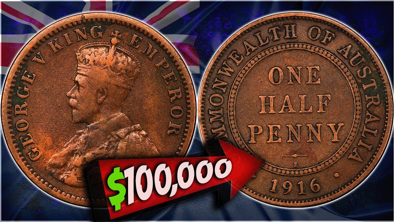 rare half penny coins