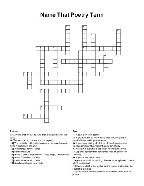 metric feet crossword