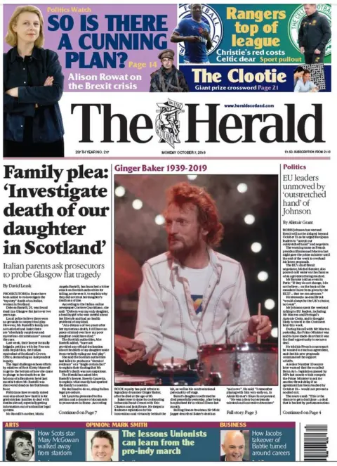 the herald glasgow deaths