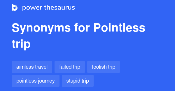 synonyms of pointless