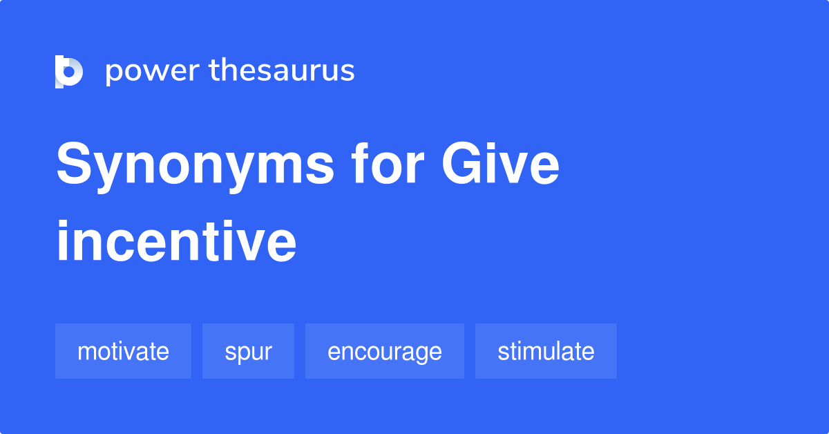 incentive synonyms