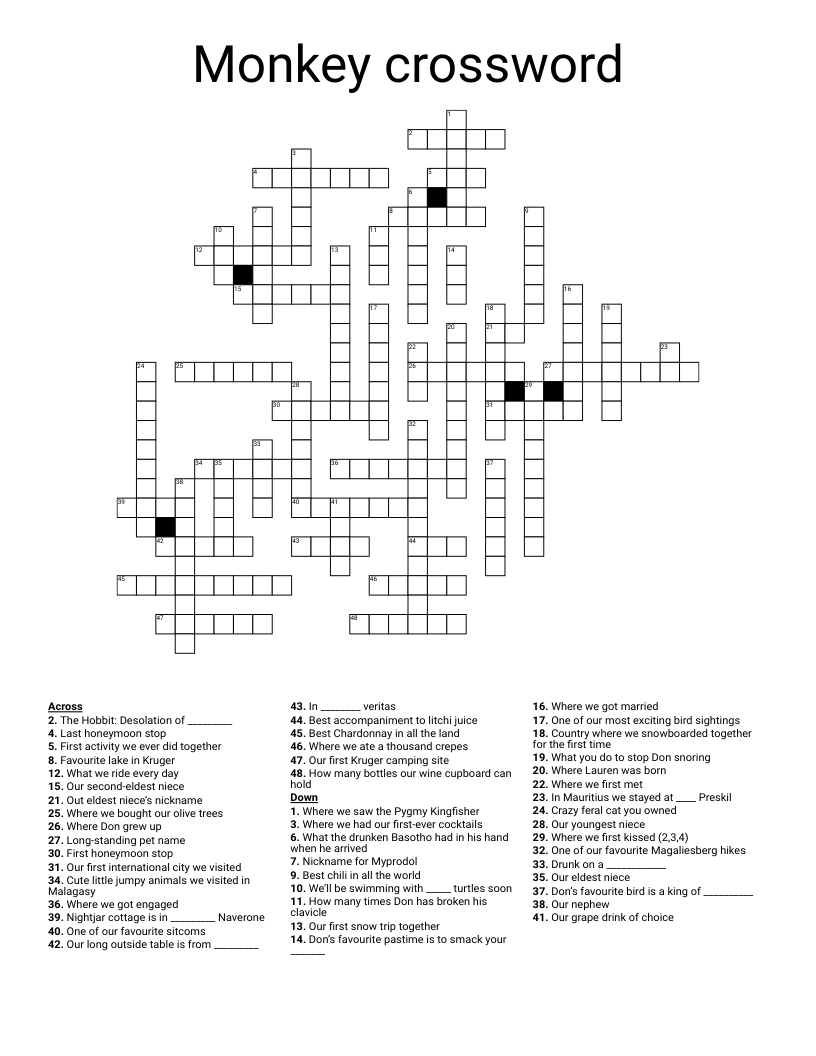 of long standing crossword clue