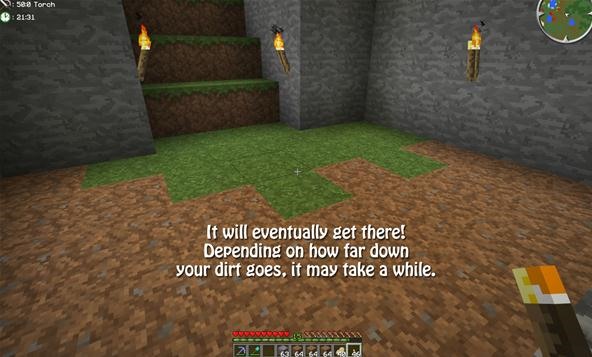 how to make grass grow minecraft