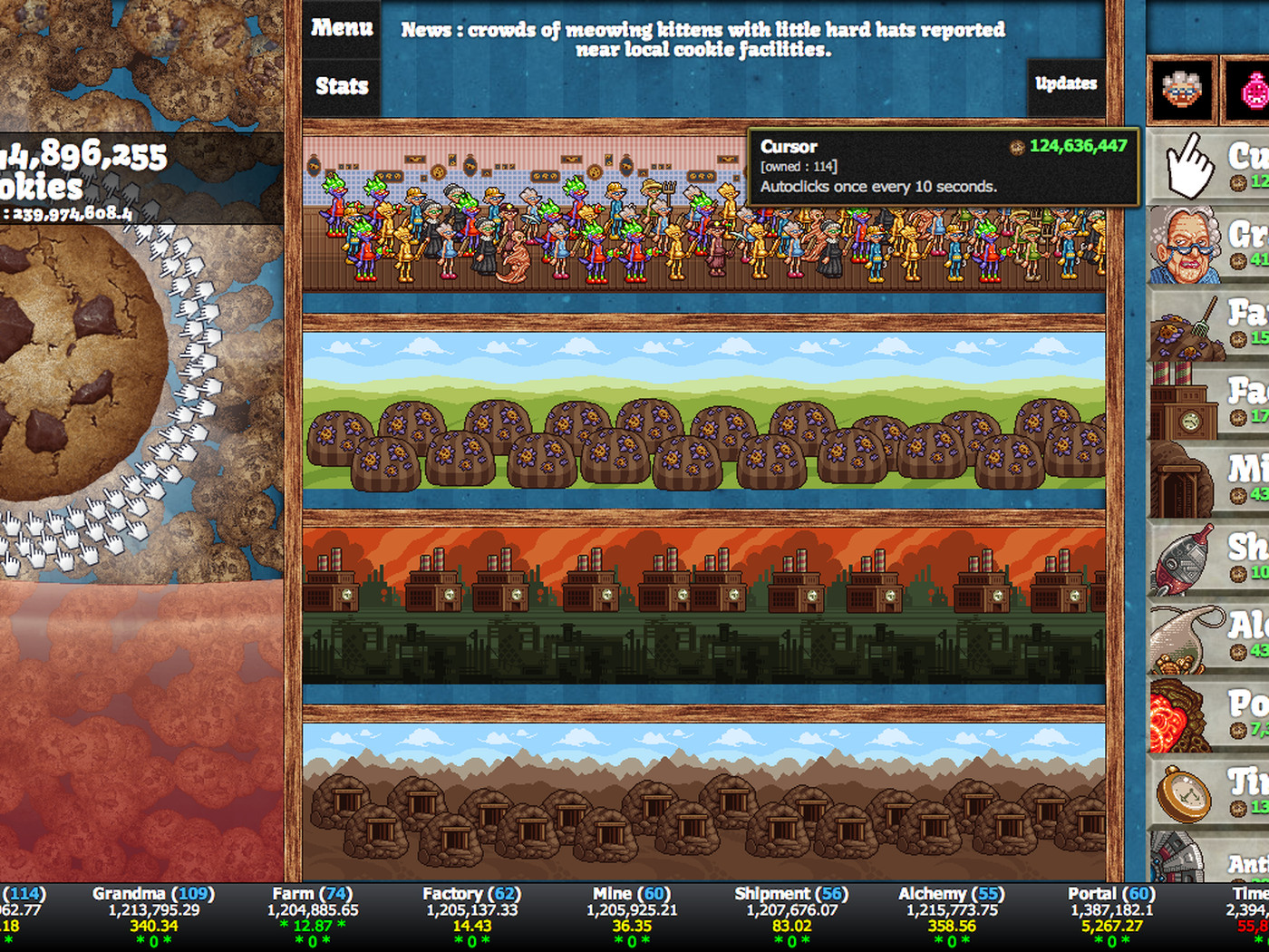 cookie clicker new update