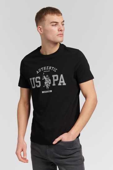 uspa black t shirt
