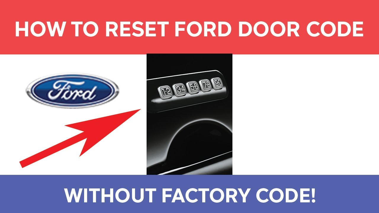 how to reset ford escape door code