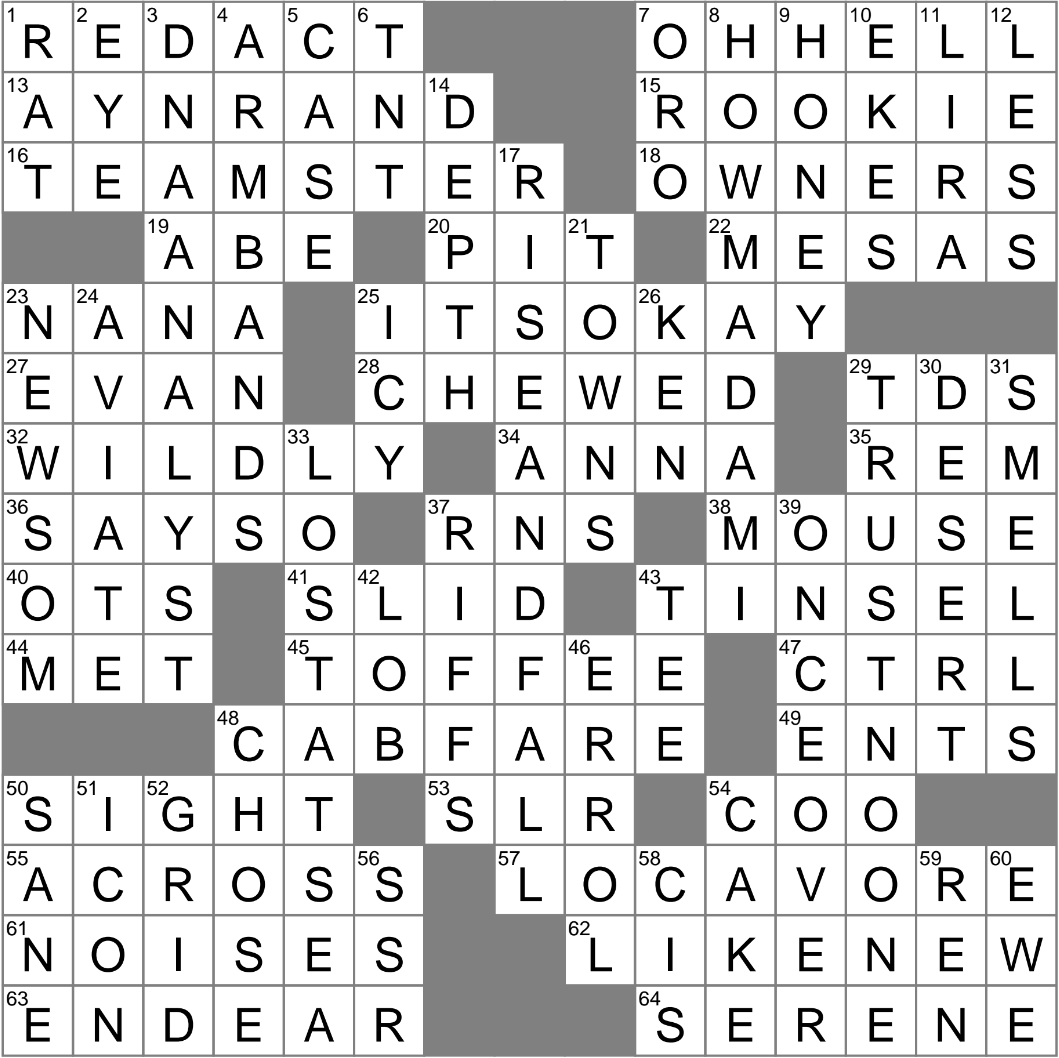 win gold say crossword clue