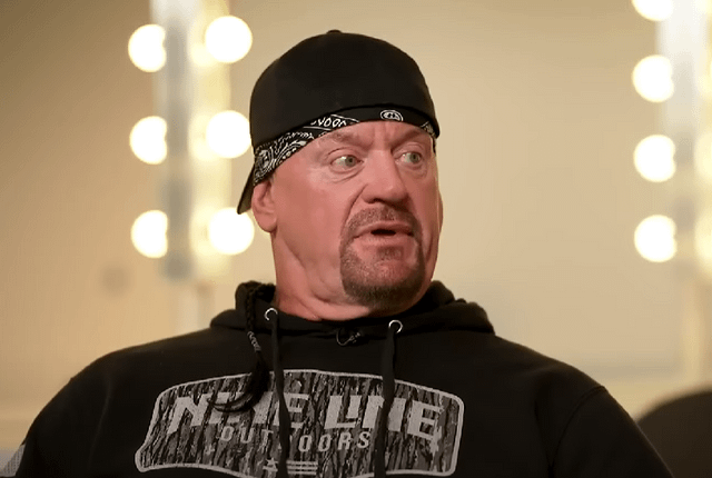 undertaker with bandana