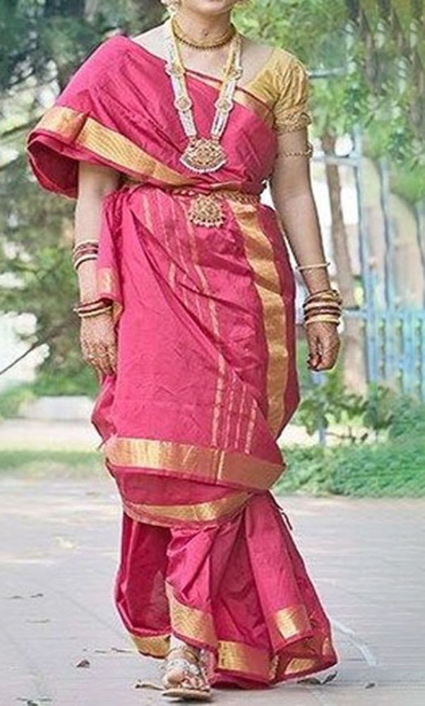 andhra style saree images