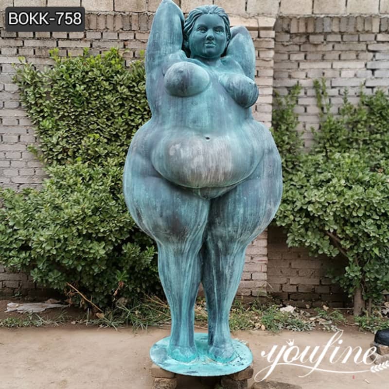 fat lady statue