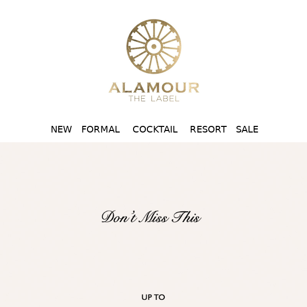 alamour the label discount code