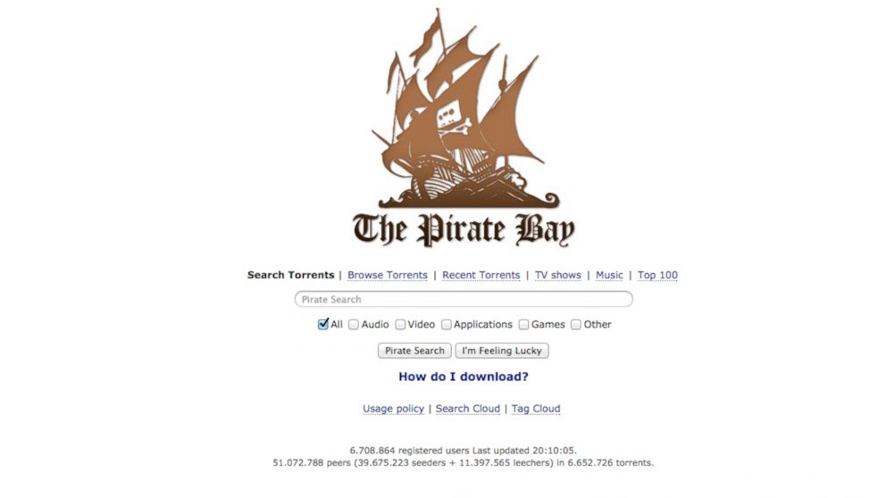 pirate proxy websites