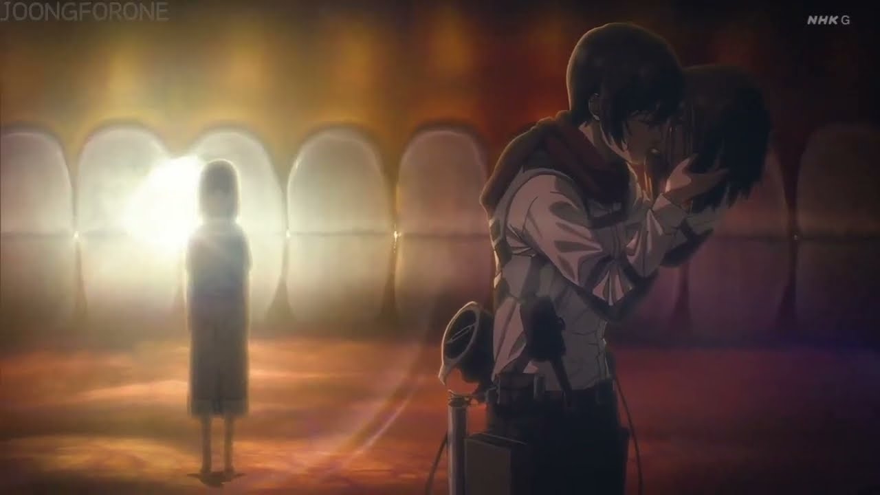 mikasa kissing eren