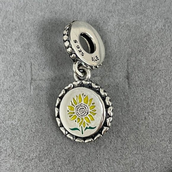 pandora sunflower charm