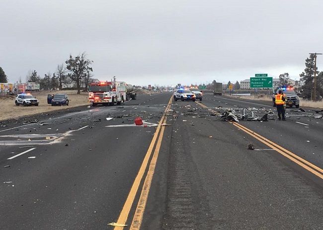 accident on hwy 97 oregon today