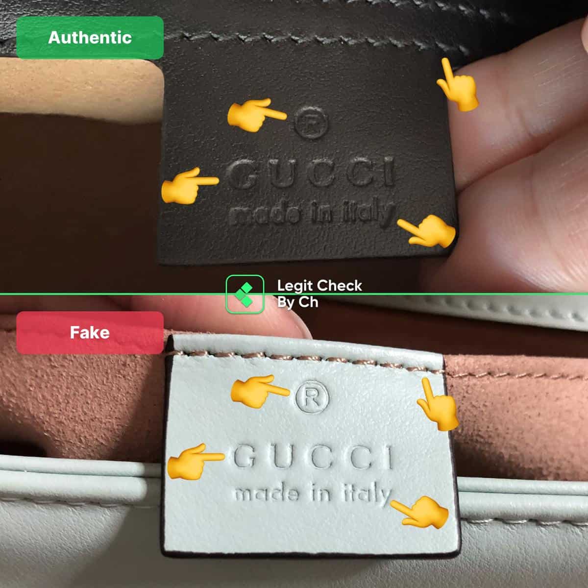 how can i tell if my gucci bag is real