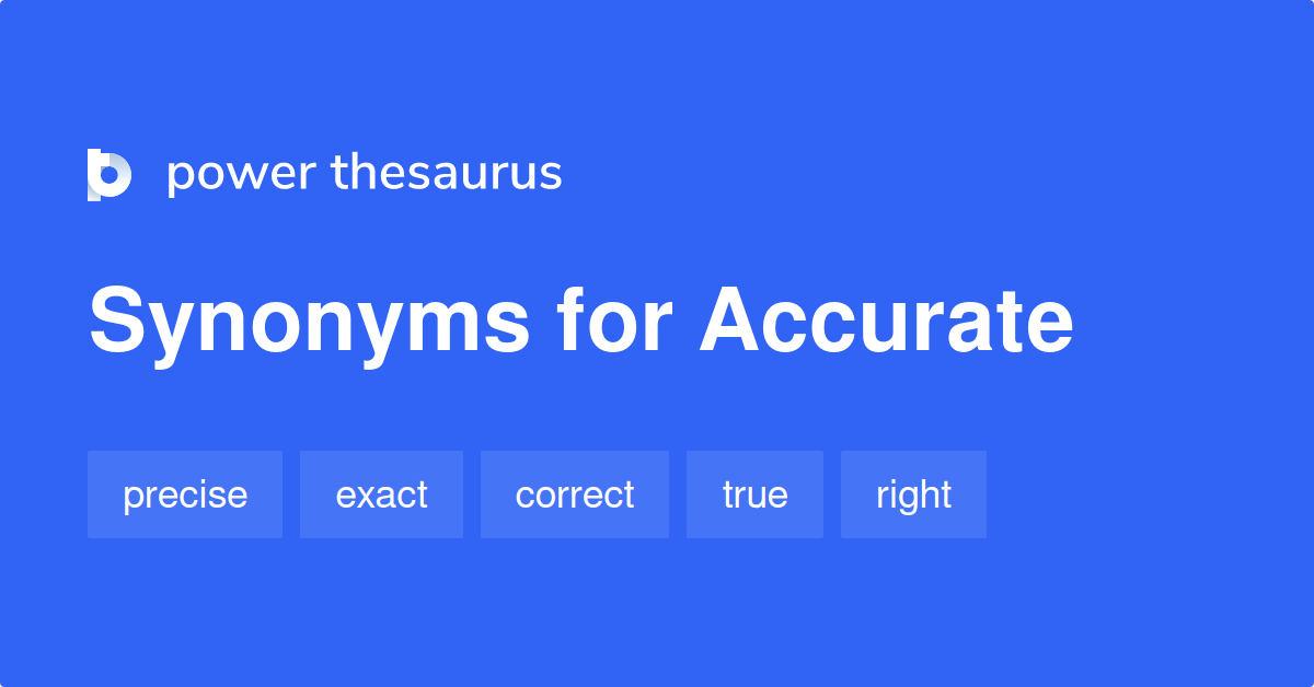 accurate thesaurus