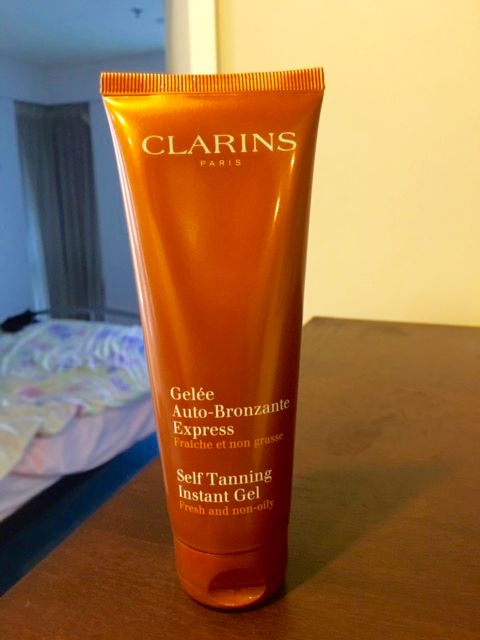 clarins instant gel self tanning review