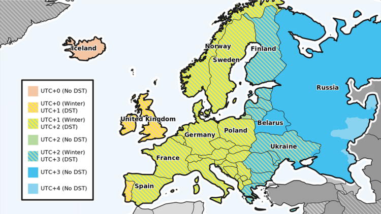 central european time to eastern standard time