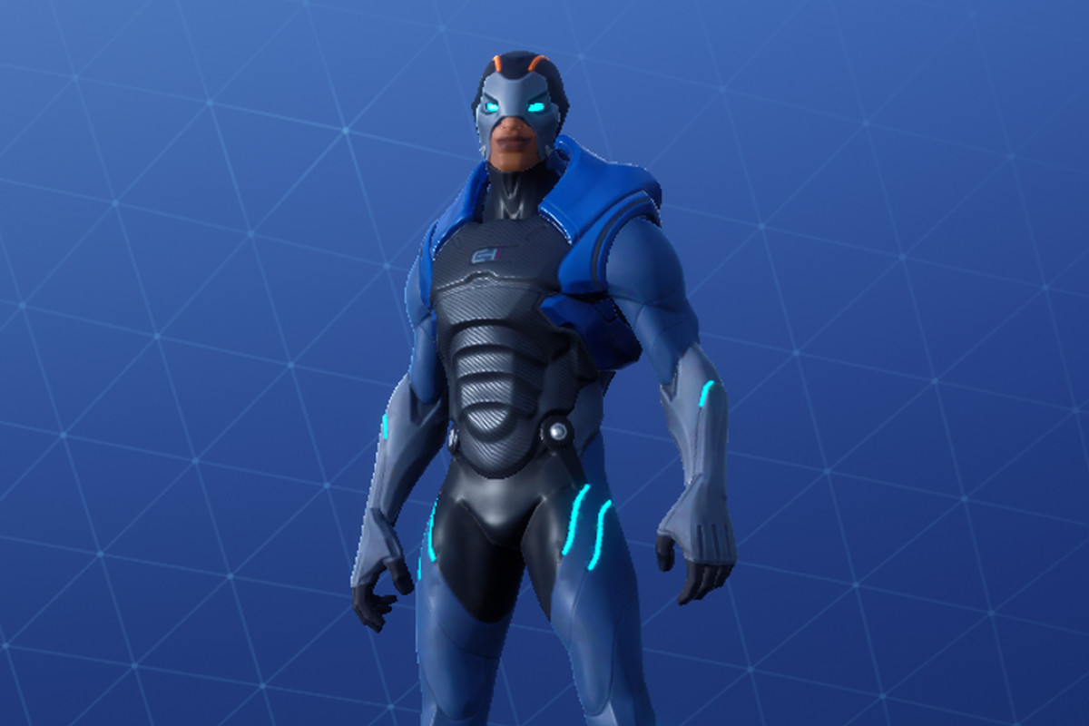 blue skins in fortnite