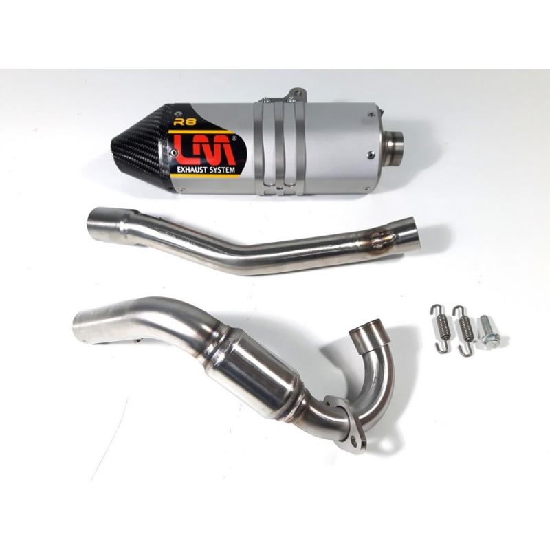 pit bike exhaust system