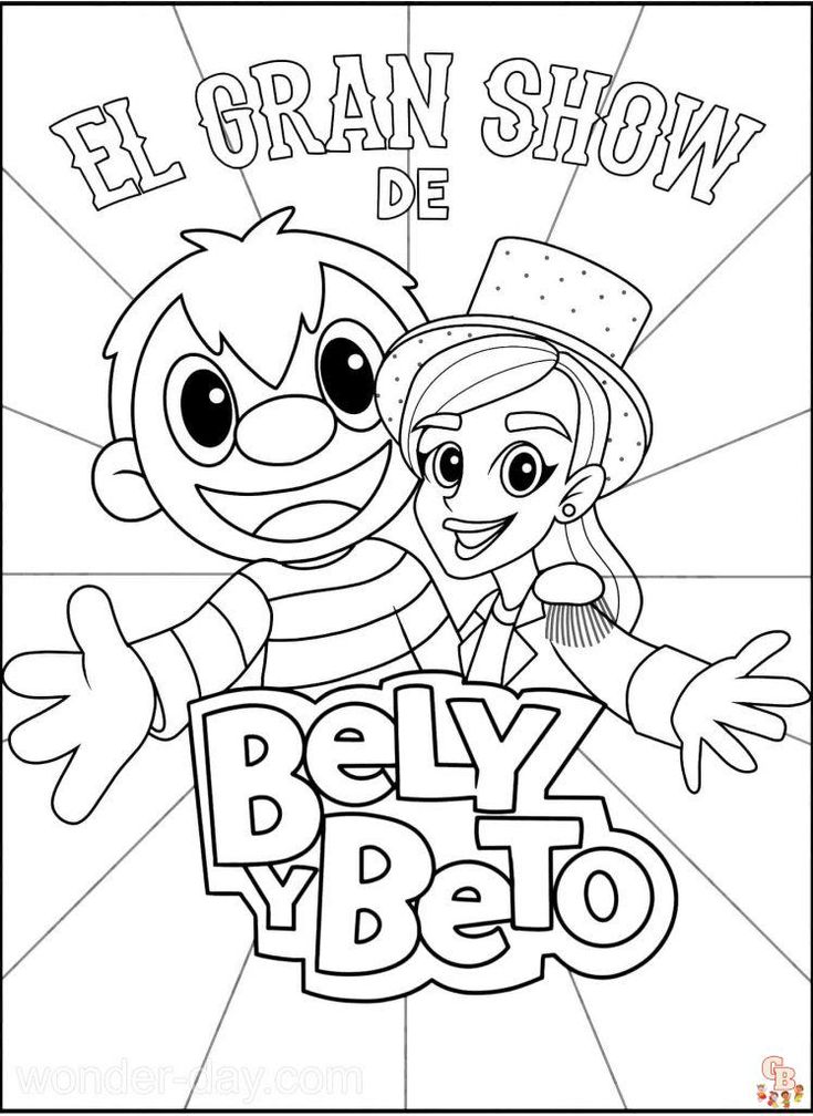 imagenes para colorear de bely y beto