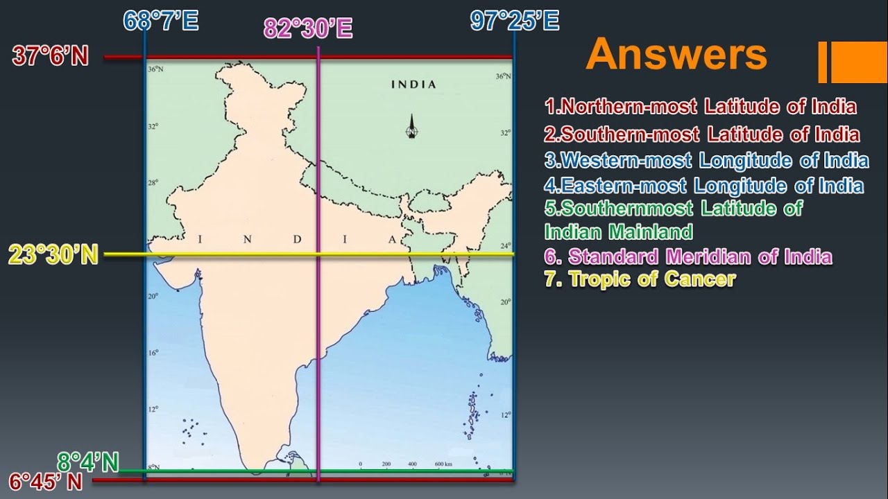 which is the easternmost longitude of india