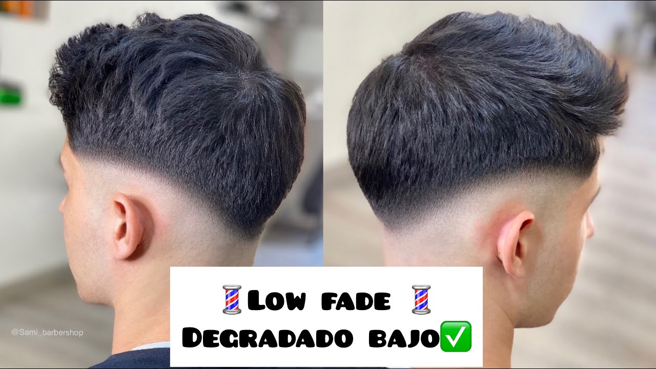 corte de pelo para hombre degradado bajo