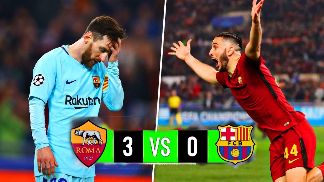 barcalona vs roma