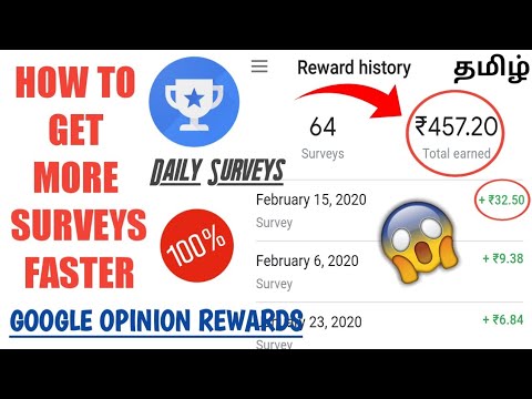 how to get more surveys on google opinion