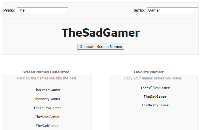 twitch username generator