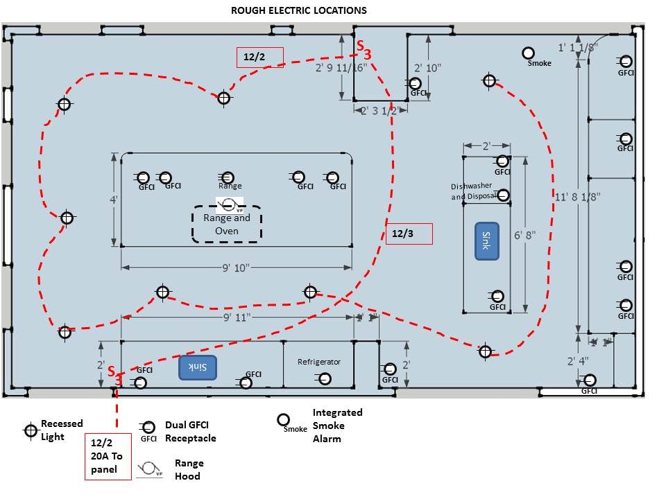 kitchen electrical wiring diagram