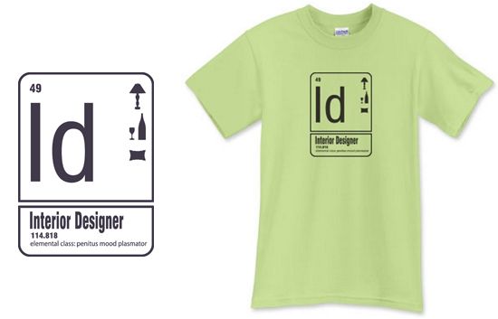 interior design t shirts