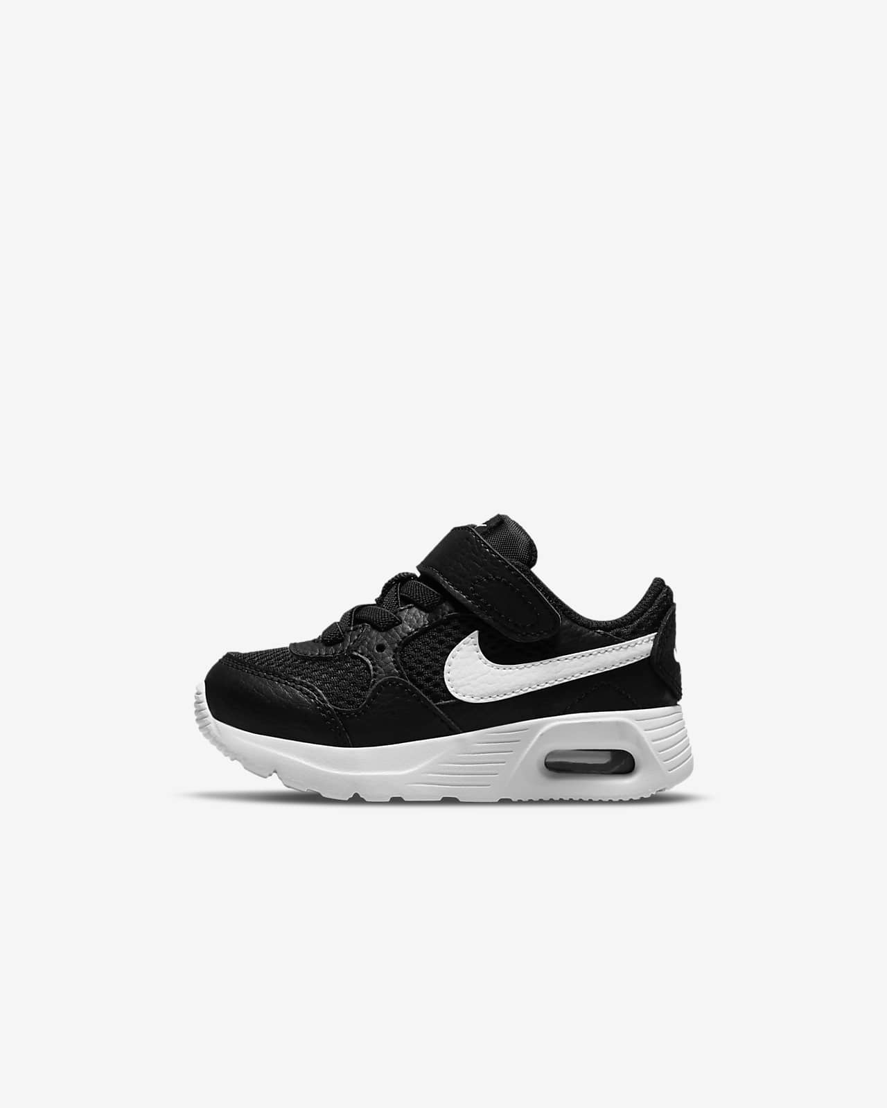 black infant nike trainers