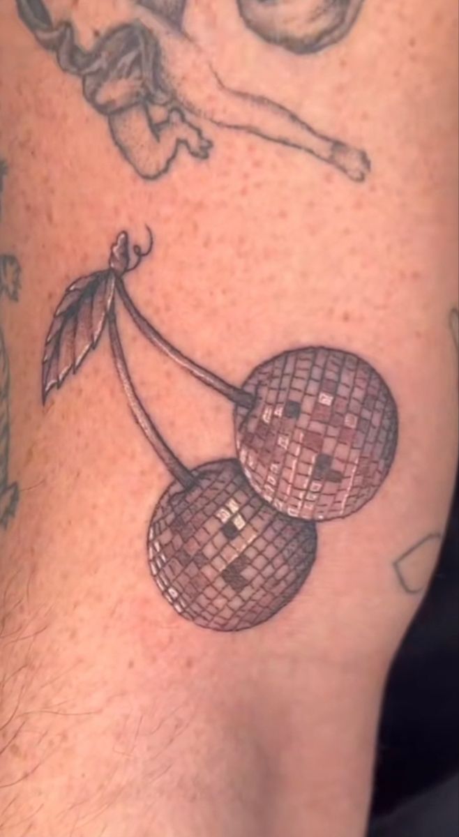 disco cherry tattoo