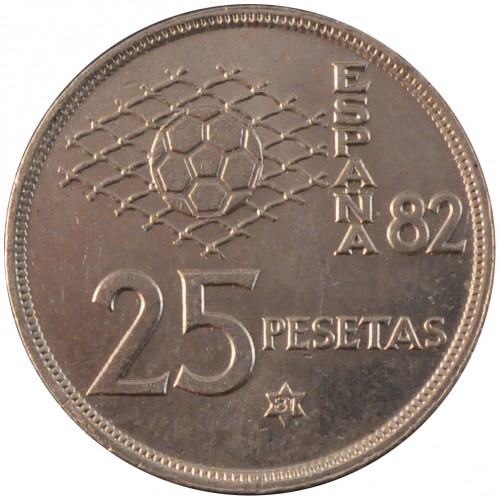 moneda 25 pesetas 1980