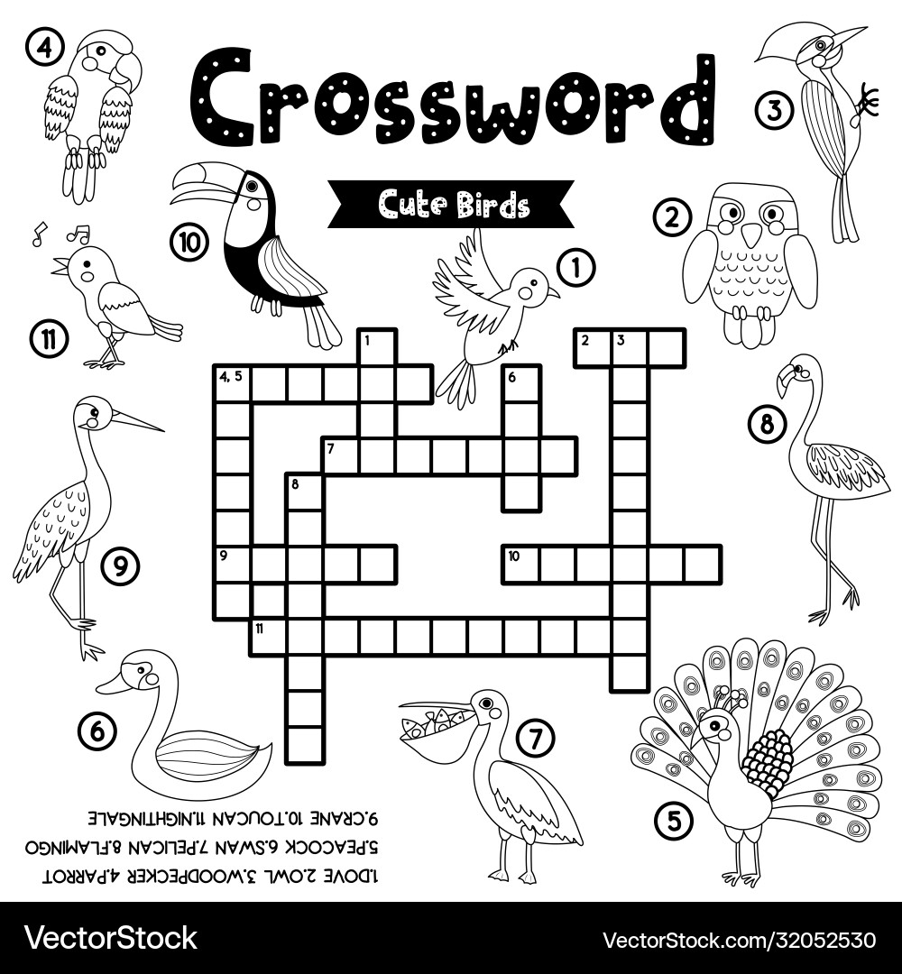 crossword clue bird