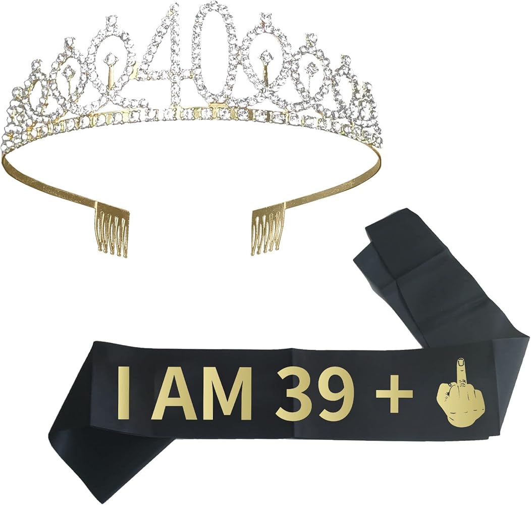 40th birthday tiara amazon