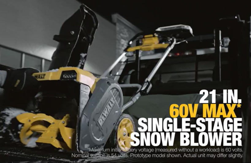 dewalt blower snow