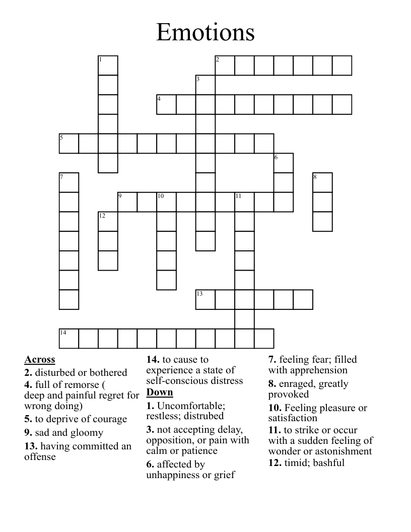 restless boredom crossword clue