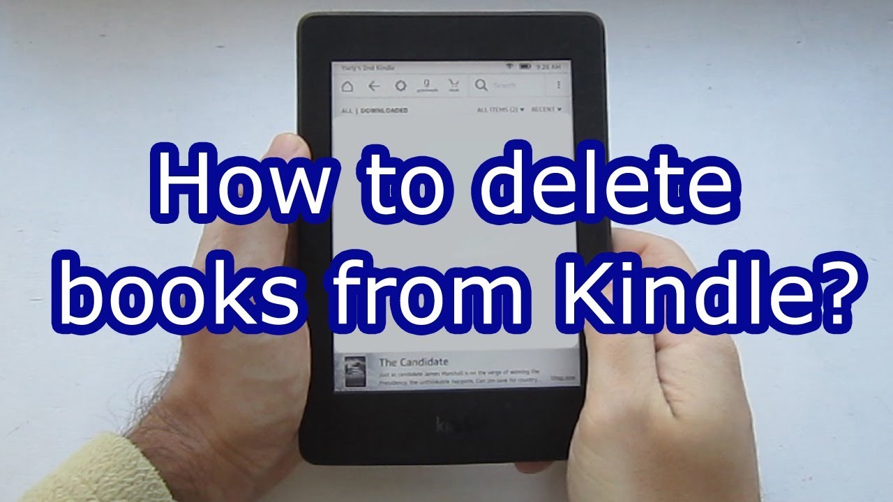 how to remove books from kindle paperwhite