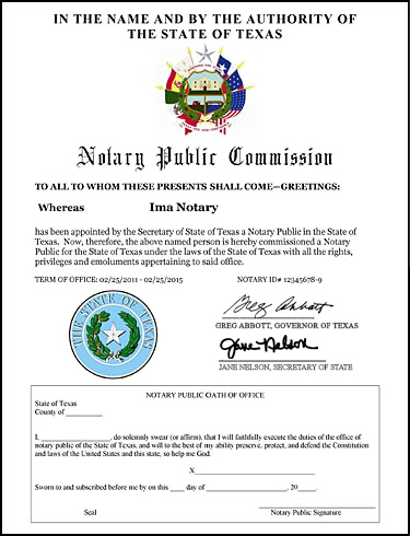 texas notary public search