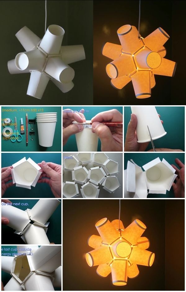 paper cup decoration ideas