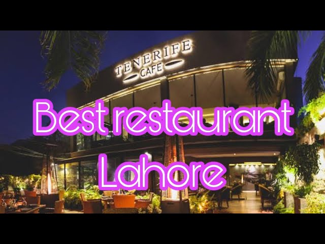 tenerife cafe lahore