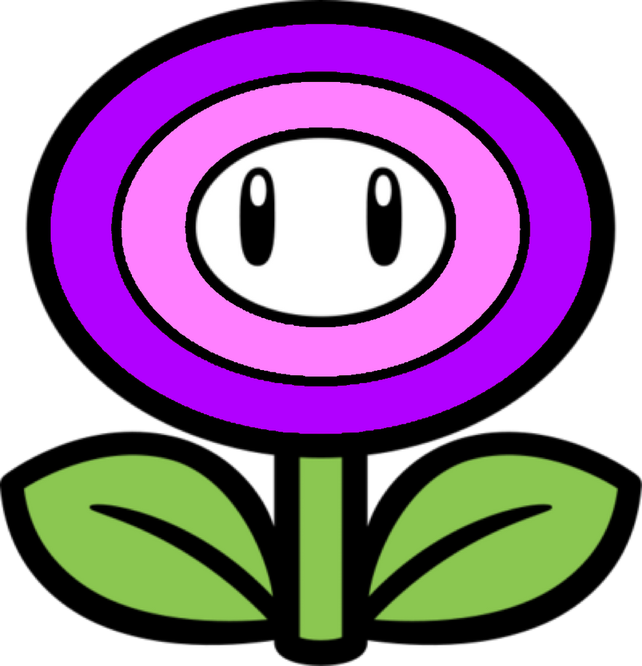 paper mario purple flower