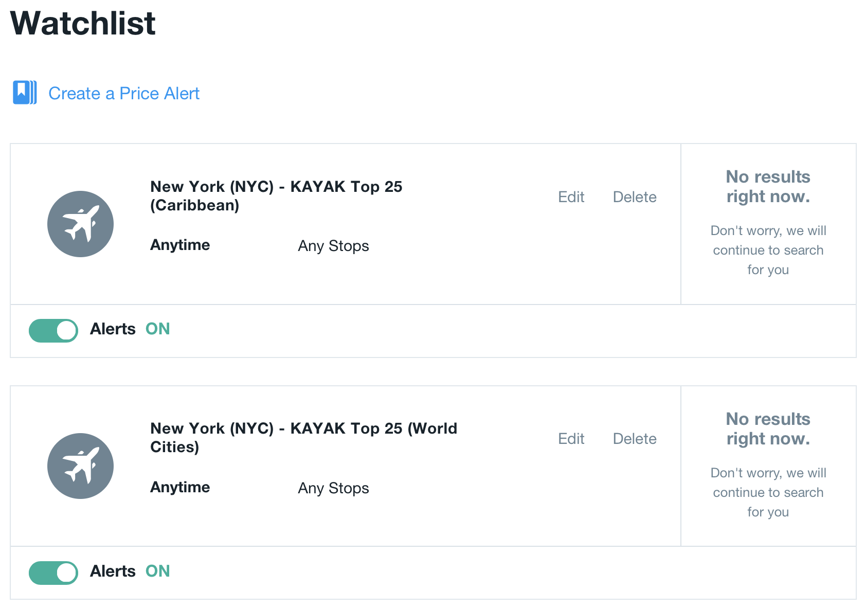 kayak flight booking